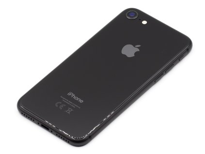Zadní kryt na iPhone 8 Černý (Stav A)