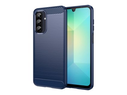 Ochranný kryt na Samsung Galaxy A56 36 s motivem Karbon Modrý