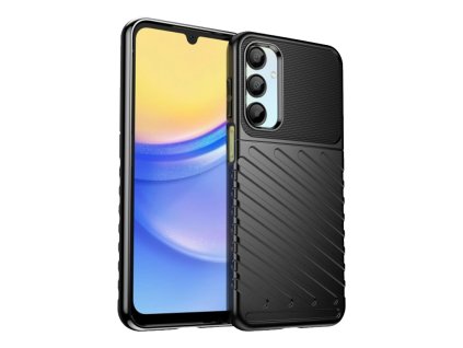 Odolný Thunder kryt pro Samsung Galaxy A36 A56 Černý