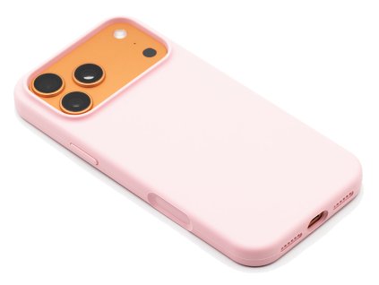 Silikonový kryt s MagSafe na iPhone 17 Pro Max Růžový