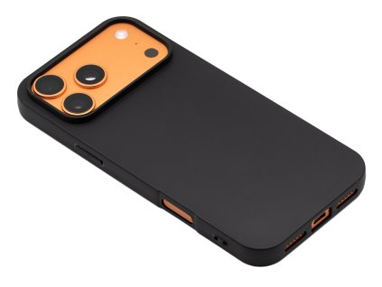 TPU Gumový obal pro iPhone 17 Pro Černý