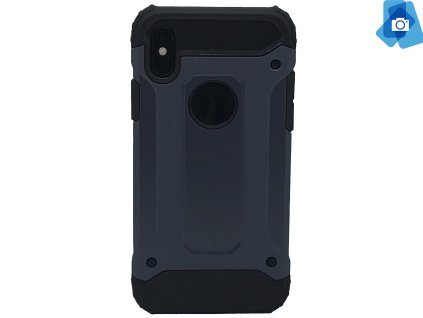 Vysoce odolný kryt iPhone X Modrý