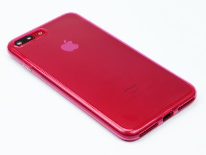 Pevný, Gumový kryt na iPhone 7 Plus, iPhone 8 Plus Růžový