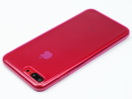 Pevný, Gumový kryt na iPhone 7 Plus, iPhone 8 Plus Růžový