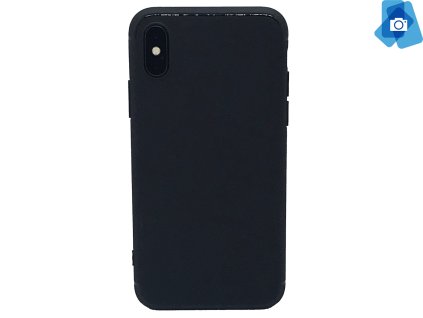 Silikonový kryt pro iPhone X Černý