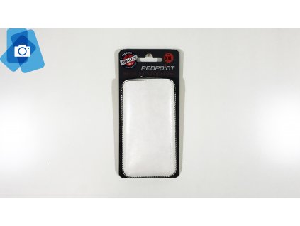 Pouzdro FIXED Blaze, pull out, PU kůže, velikost XXL, bílé