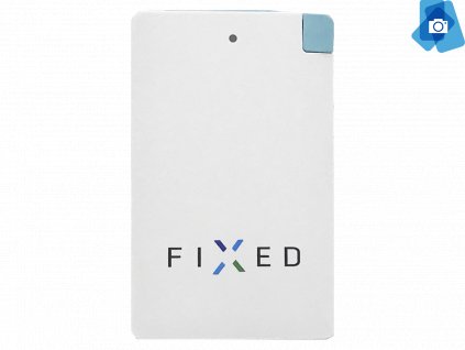 Powerbanka FIXED Powerbank 2500 ve velikosti kreditní karty bílá