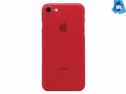 Ultratenký, Plastový, Pevný kryt na iPhone 7, iPhone 8 Červený