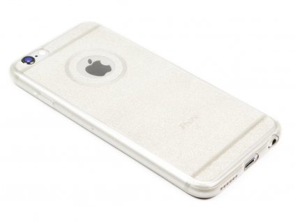 Třpytkový Gumový kryt pro iPhone 6,6S Černý