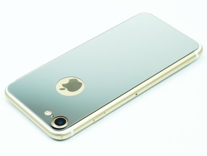 Barevné Tvrzené sklo pro iPhone 7,8 Stříbrné