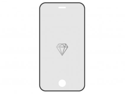 3D tvrzené sklo pro iPhone 6,6s - PREMIUM - Bílé