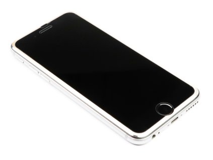3D Tvrzené sklo s hliníkovým rámečkem na iPhone 6,6s,7,8 Zlaté