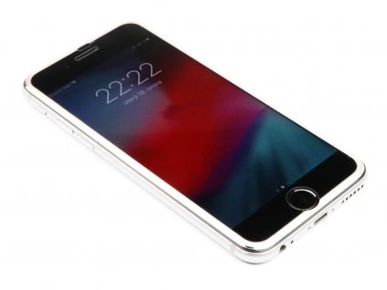 3D Tvrzené sklo s hliníkovým rámečkem iPhone 6,6s,7,8 Zlaté