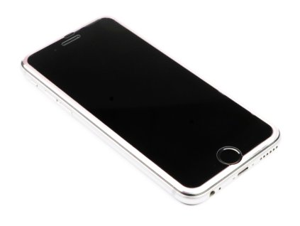 3D Tvrzené sklo s hliníkovým rámečkem iPhone 6,6s,7,8 Růžové 1