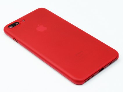 Tenký Plastový kryt pro iPhone 7 Plus, iPhone 8 Plus Červený