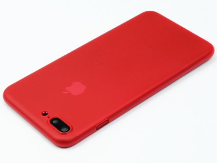 Tenký Plastový kryt pro iPhone 7 Plus, iPhone 8 Plus Červený
