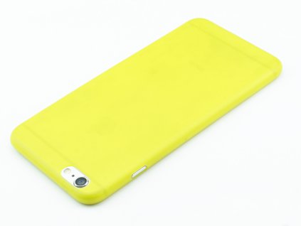 Tenký plastový kryt pro iPhone 6, iPhone 6s Žlutý