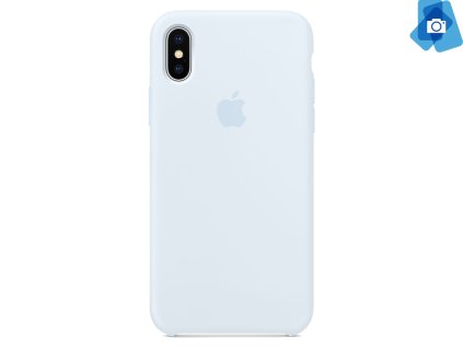 Silikonový kryt na Apple iPhone X Světlemodrý