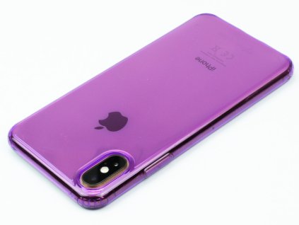Gumové pouzdro Cellularline pro iPhone X Fialové