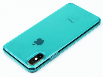 Gumové pouzdro Cellularline pro iPhone X ZelenoModré
