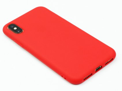 TPU Gumový kryt pro iPhone X,XS Červený