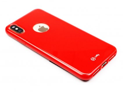 TPU pouzdro CELLY Gelskin pro Apple iPhone XS Max, červené 1