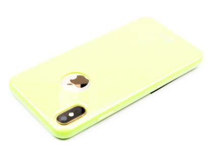 TPU pouzdro CELLY Gelskin pro Apple iPhone XS Max, limetkové