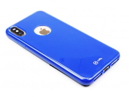 TPU pouzdro CELLY Gelskin pro Apple iPhone XS Max, modré 1