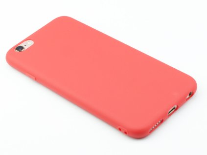 TPU Gumový kryt pro iPhone 6,6s Červený