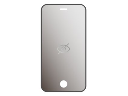 3D tvrzené sklo pro iPhone 6,6s,7,8,SE2020,SE2020 - PRIVACY - Černé