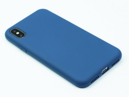 Silikonový kryt na iPhone X,XS Modrý