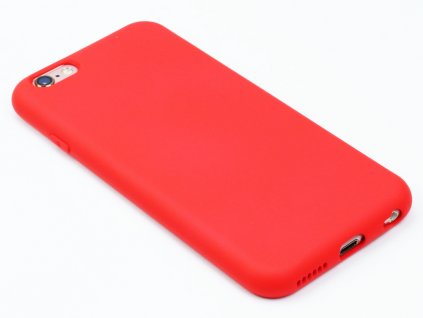 Silikonový kryt na iPhone 6,6s Červený