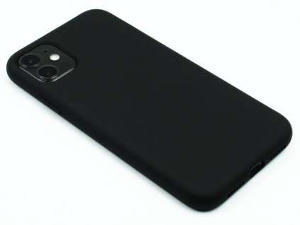 Silikonový kryt na iPhone 11 Černý 1
