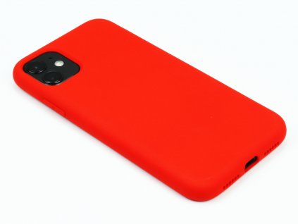 Silikonový kryt na iPhone 11 Červený 1