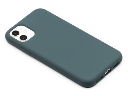 Silikonový kryt na iPhone 11 Zelený 1