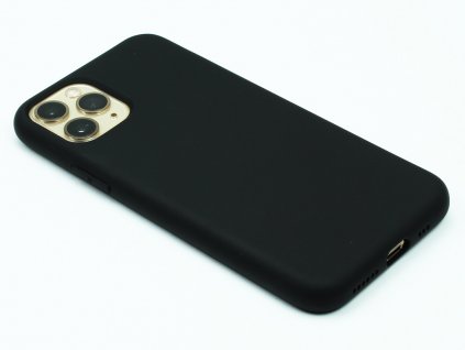 Silikonový kryt na iPhone 11 Černý 1