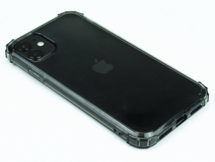 Gumový obal s vyztuženými hranami na iPhone 11 Černý 1