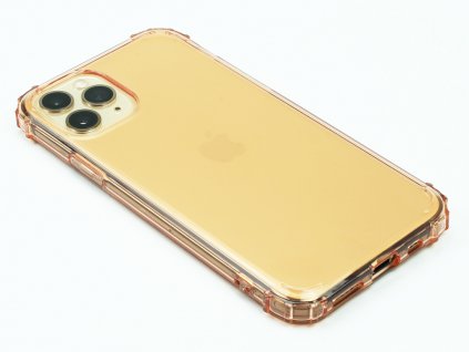 Gumový obal s vyztuženými hranami na iPhone 11 Pro Zlatý 1