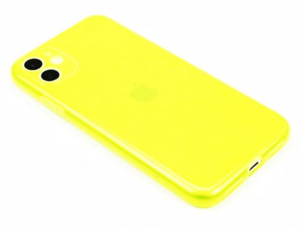 Fluorescentní obal na iPhone 11 Žlutý 1