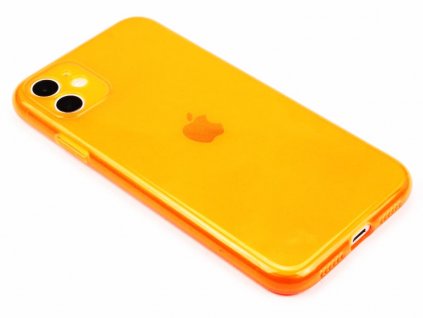Fluorescentní obal na iPhone 11 Oranžový 1