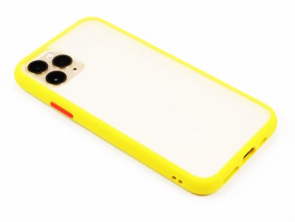 Pevný, gumový obal na iPhone 11 Pro Žlutý 1