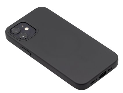 Silikonový kryt na iPhone 12 a iPhone 12 Pro Černý