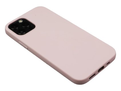 Gumový obal na iPhone 12, iPhone 12 Pro Růžový 1