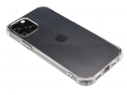 Ochranný kryt s vyztuženými hranami na iPhone 12, iPhone 12 Pro Průhledný 1