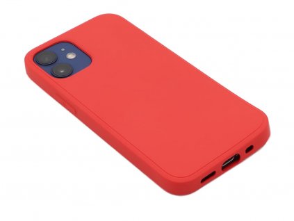 Silikonový kryt na iPhone 12 Mini Červený 1