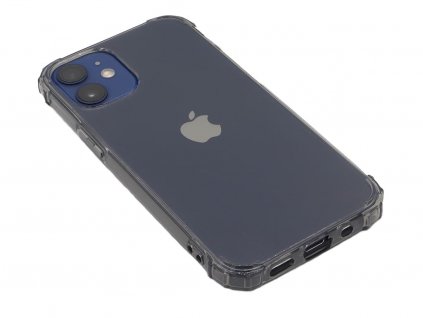 Ochranný kryt s vyztuženými hranami na iPhone 12 Mini Černý 1