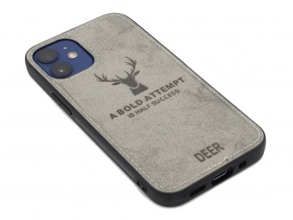 Designový obal na iPhone 12 (Pro) Šedý 1