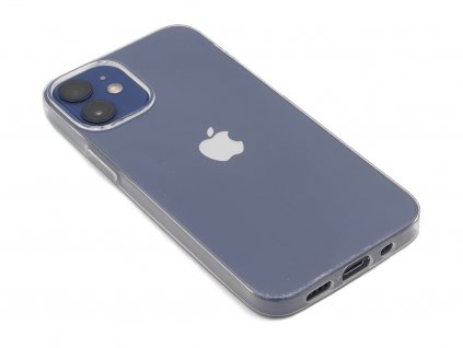 Průhledný, gumový kryt na iPhone 12 Mini 1