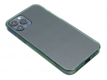 Baseus Frosted Glass ochranný kryt pro iPhone 12 (Pro) Zelený 1
