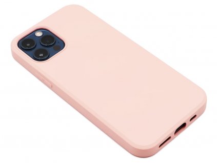 Silikonový obal na iPhone 12 (Pro) Růžový 1